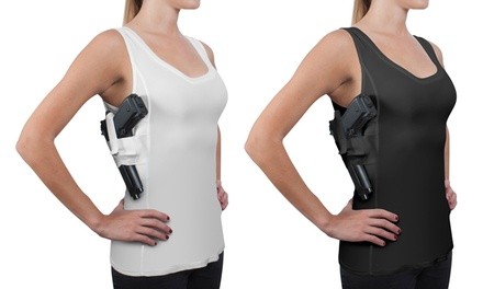 Concealment Clothes Women’s Compression Concealed Carry Holster Tank Top