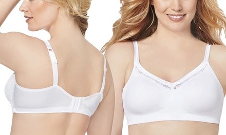 Just My Size Women's Full-Figure Wire-Free Bra 