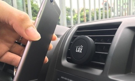 LAX Universal Magnetic Air Vent Mount for Smartphones and GPS Devices