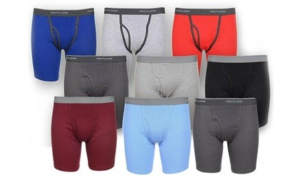 Fruit of the Loom Men's Boxer Briefs (12-Pack; S-3X)
