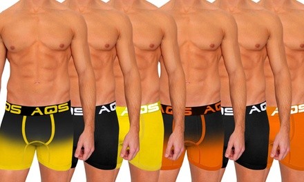 AQS Men's Ombre Boxer Briefs (6-Pack)