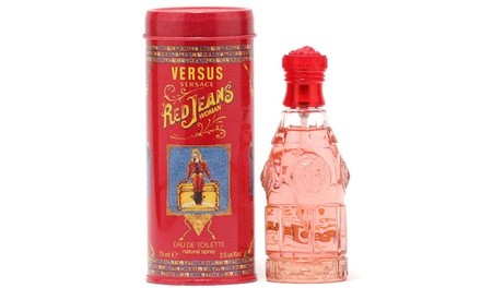 Versace Red Jeans Eau de Toilette for Women (2.5Fl.Oz.)