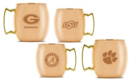 Duckhouse NCAA Copper Moscow Mule Mug (16 or 24 Oz.) (1-Pack)