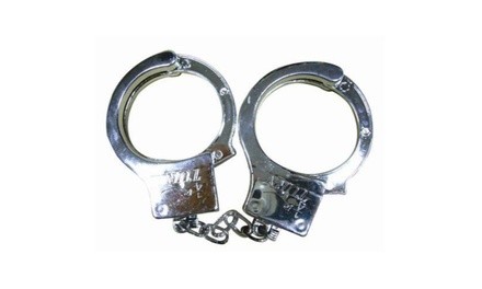 RG Costumes 65355 Plated Handcuffs - Plastic