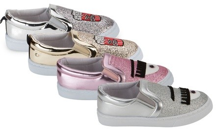 Olivia Miller Kids' Graphic Slip-On Sneakers