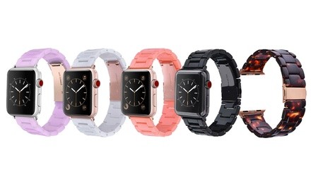 Prime Bands Resin Bracelet Band for Apple Watch Series 1, 2, 3, 4 & 5