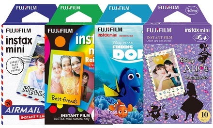 Fujifilm Instax Film Pack for Instant Print Mini Cameras (10-, 20-, 30-Pack)