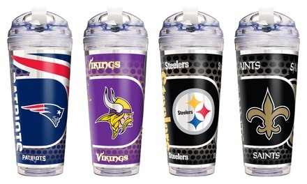 NFL Acrylic Tumbler with Straw