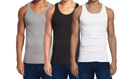 Galaxy by Harvic Men's Tank Top (3-Pack)