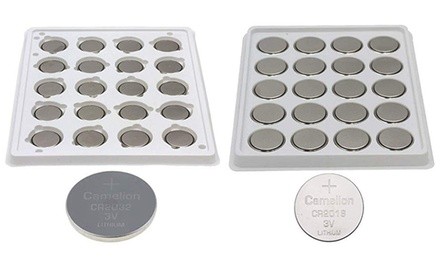 Camelion 3V Lithium Button Cell Batteries (20-Pack)