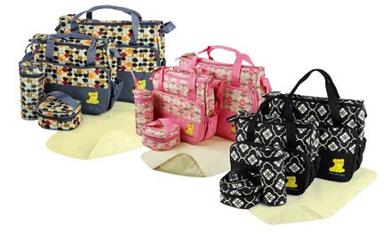 Baby Nappy Travel Bag (5-Piece)