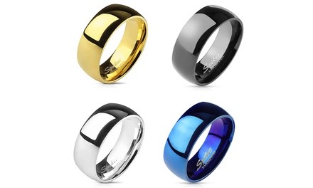 Men's Stainless Steel Comfort Fit Ring