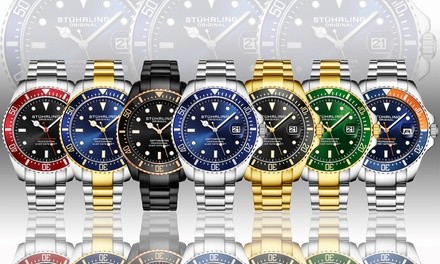 Exclusive Stuhrling Men's Professional Dive Watch 