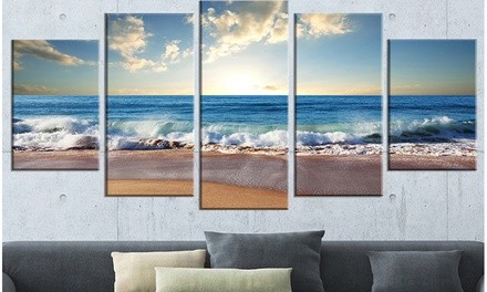 Seashore Photography on Gallery-Wrapped Canvas