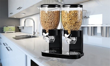 Airtight Cereal and Dry Food Dispenser (Single or Double)