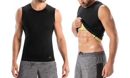 Men's Compression Sweat Tank Top for Home Workout