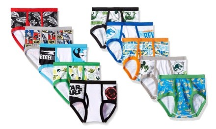 Kids' Star Wars, Power Rangers, Jurassic Park, or Trollhunter Underwear (5-Pack)