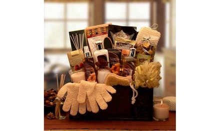 Gift Basket Drop Shipping 8413592 Caramel Spa Treasures Gift Chest