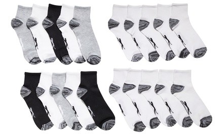 Slazenger Men's Breathable Comfort Soft Marled Athletic Socks (10- or 20-Pack)