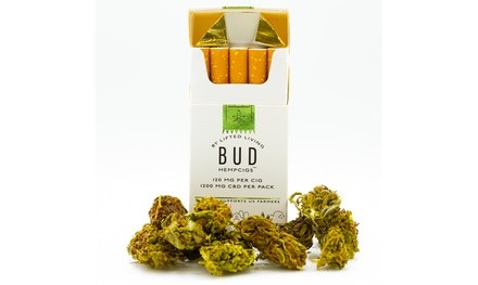 Lifted Living Bud HempCigs - 1200mg - Pack of 10