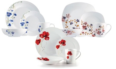 Floral Dinnerware Set (16-Piece)