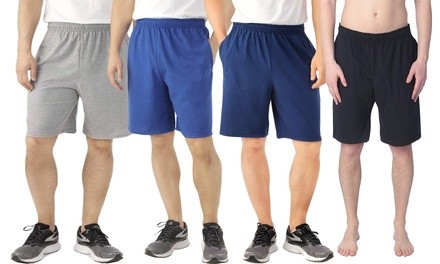 Fruit of the Loom Men's Jersey Shorts with Deep Pockets (2-Pack)