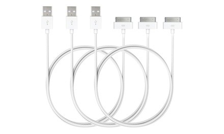 USB Sync and Charging Cable for iPhones, iPads, and iPods