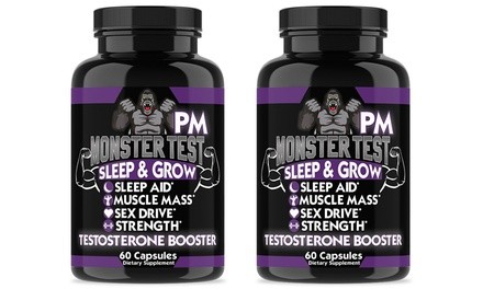 Monster Test PM Testosterone Booster and Sleep Support