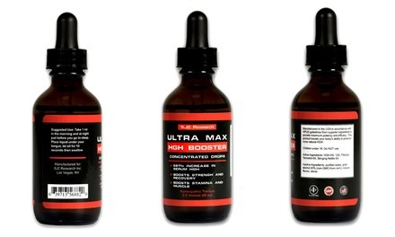 Ultra Max HGH Booster Concentrated Drops (2 Fl. Oz.; 1- or 2-Pack)