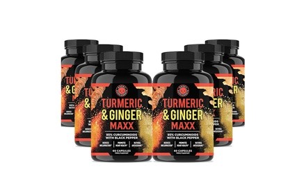 Angry Supplements Turmeric and Ginger Maxx Supplement (6-Pack)