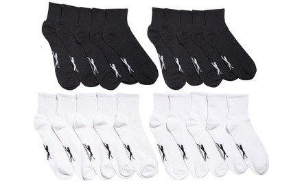 Slazenger Men's Quarters Breathable Comfort Soft Athletic Socks (10- or 20-Pack)