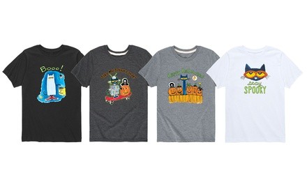 Instant Message: Pete the Cat Kids' Halloween Tees