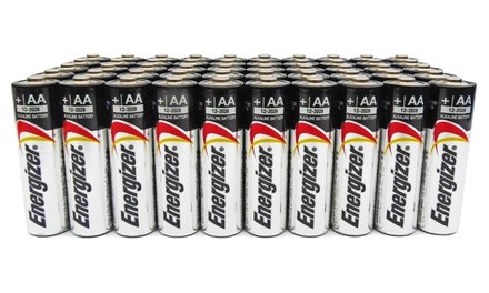 Energizer Max AA or AAA Alkaline Batteries (50-Pack)