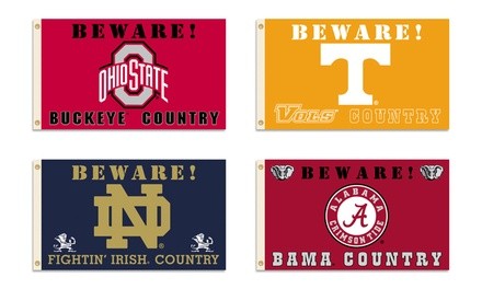 BSI Products Inc. NCAA 3'x5' Beware Team Country Flags