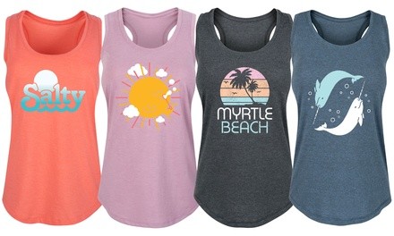 Instant Message: Women's Cute Funny Beach Tanks