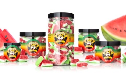 100% Organic CBD-Infused Watermelon Gummy Candy from Kangaroo CBD