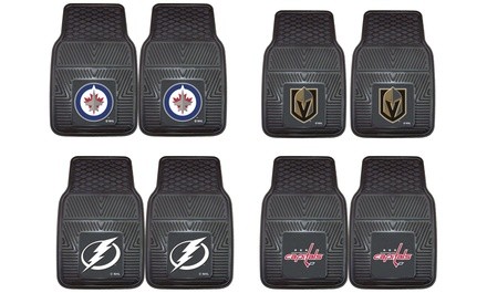 NHL Heavy Duty Vinyl Car Mat Set (2-Piece)