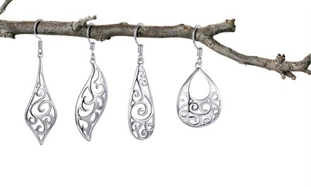 Filigree Drop Earrings by Euphir