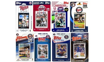 CandICollectables MLB Minnesota Twins  Licensed Trading Card Team Sets