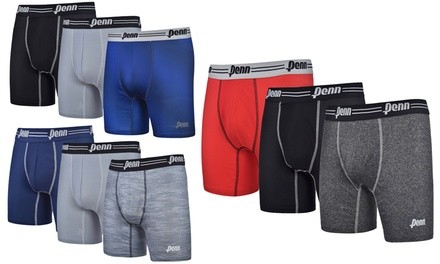 PENN Men's Athletic Performance Boxer Briefs (3- or 6-Pairs)