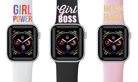 Girl Power Silicone Bands for Apple Watch Series 1, 2, 3, 4, 5