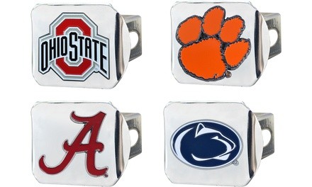 Fanmats NCAA Chromed Hitch Cover with Color Emblem