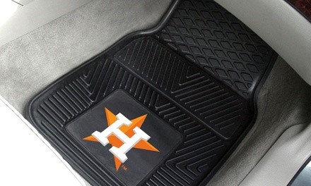 MLB Heavy-Duty Vinyl Car Mat Set (2-Piece)