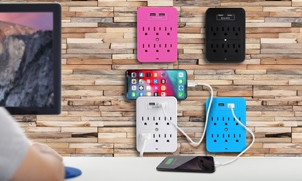 Aduro Surge Protector with USB Ports (1- or 2-Pack)