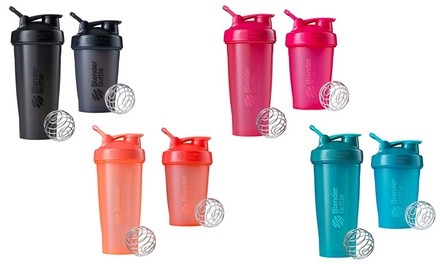 Blender Bottle Classic 28 Oz. and 20 Oz.  Blender Bottles (2-Pack)