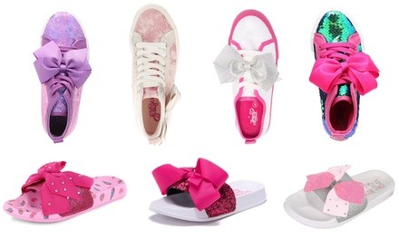 Jojo Siwa Girls Sneakers or Sandals w/BONUS Hair Bow