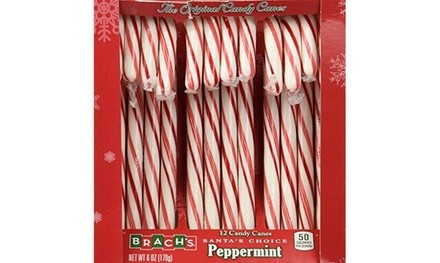 12 Peppermint Candy Canes - 3 Boxes - 36 Total 