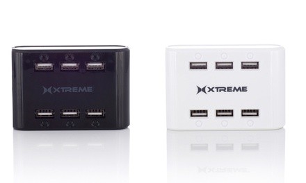 Xtreme 6-Port USB Power Station (1- or 2-Pack)