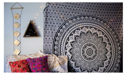 Bohemian Hippie Style Mandala Tapestry Indian Wall Hanging Decor