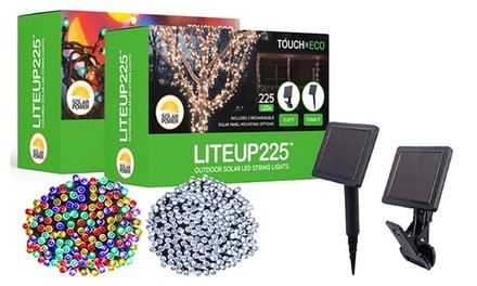 225LED Solar Powered String Lights. Multiple Colors and Quantities Available.